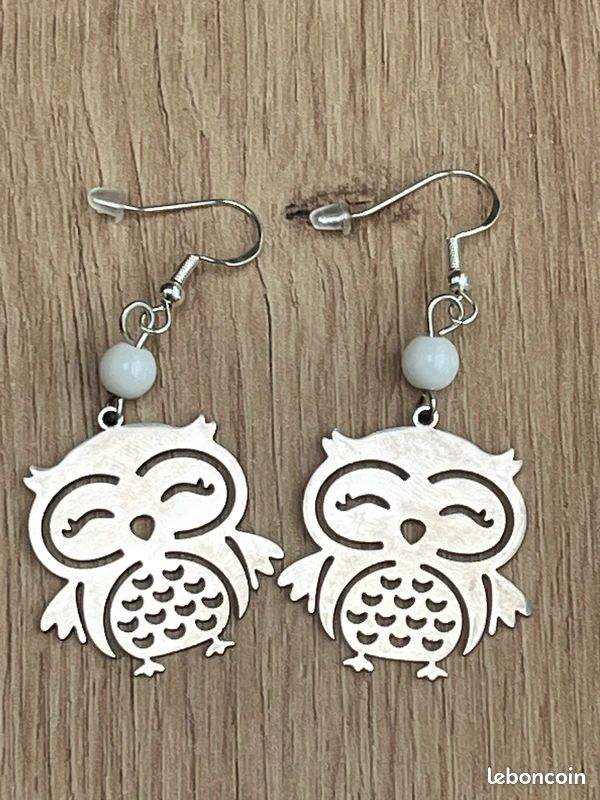 Boucles d'Oreilles Hibou | Bijoux Hibou