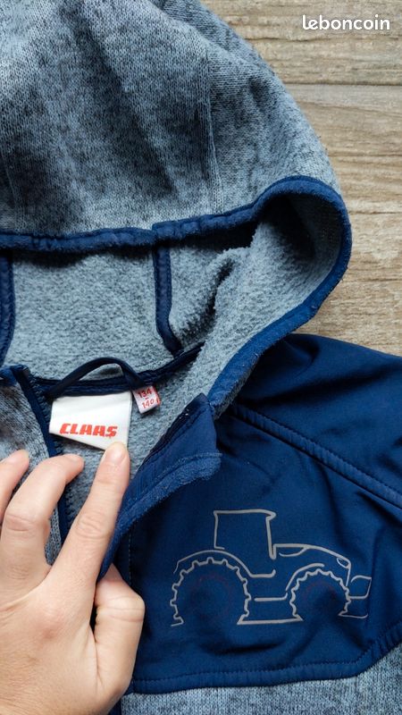 Veste enfant softshell capuche - CGJK969