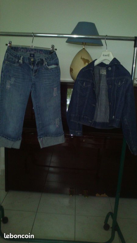 Veste et Pantalons Jeans fille 10 ans (image 2)
