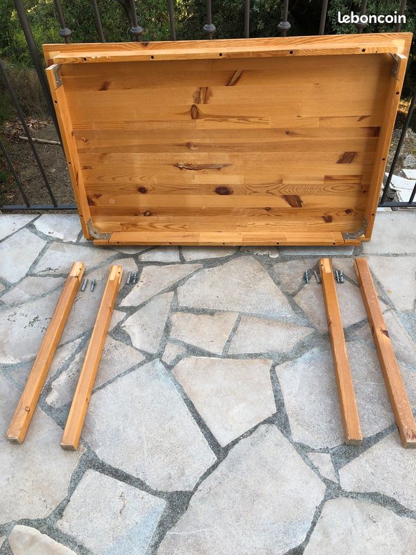 Table et chaises en pin (image 5)