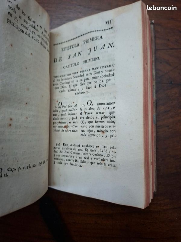 Rare 1787 – VERSION PARAFRÁSTICA DE LAS EPÍSTOLAS CANÓNICAS – RICARDO VALSALOBRE – MADRID (image 15)