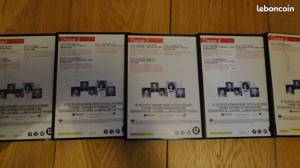 Coffret de 5 dvd de la saison 1 nip/tuck (image 4)
