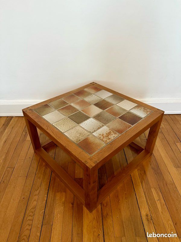 Table Basse En Céramique Vintage Denisco Des Années 1970
