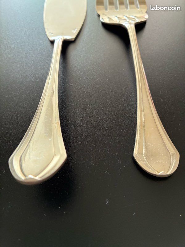 Couteau à Poisson Christofle – Modèle Printania, Argenterie, Service Dessert (occasion, Bon état)
