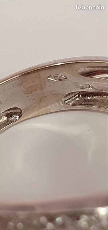 Bague Or 750/1000, Diamants (image 3)