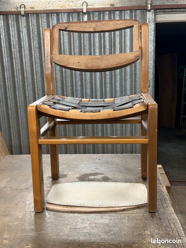 Vends lot de chaises à restaurer Roche Bobois (image 4)