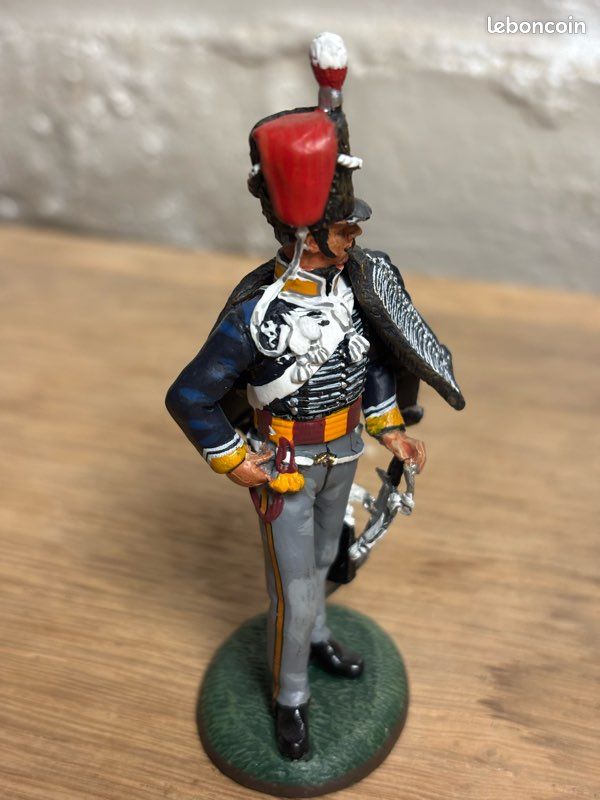 Soldat De Plomb Delprado 1er Empire - 7e Hussards Prussiens 1806 - échelle 1:32 - Occasion Bon état