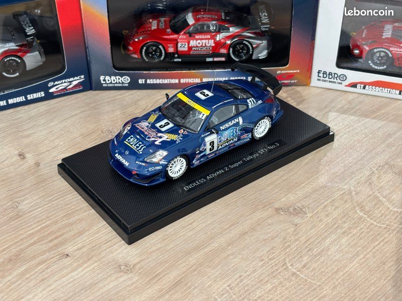Nissan 350Z Super Taikyu 2005 - Ebbro 1/43 (Neuf, Monté Métal)