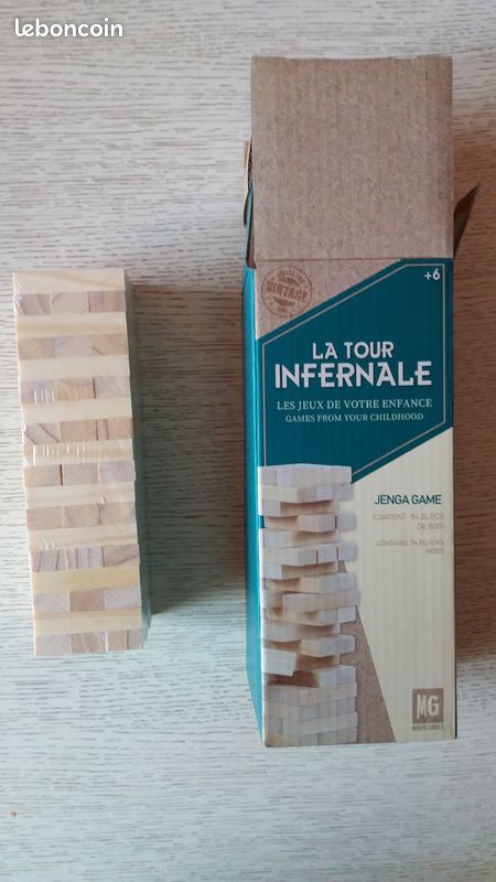 Tour Infernale Ou Jenga En Bois De Printworks