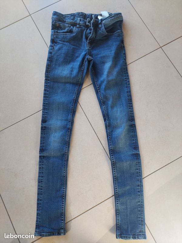 Garcia Jeans Garçon Denim – Taille Mi-Haute, Fermeture Éclair – Qualité Italienne Durable Et Confortable