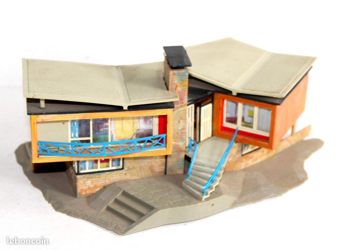 Maison Faller 281 – Maquette Train HO – Toit Tuile – Assemblé – Très Bon État