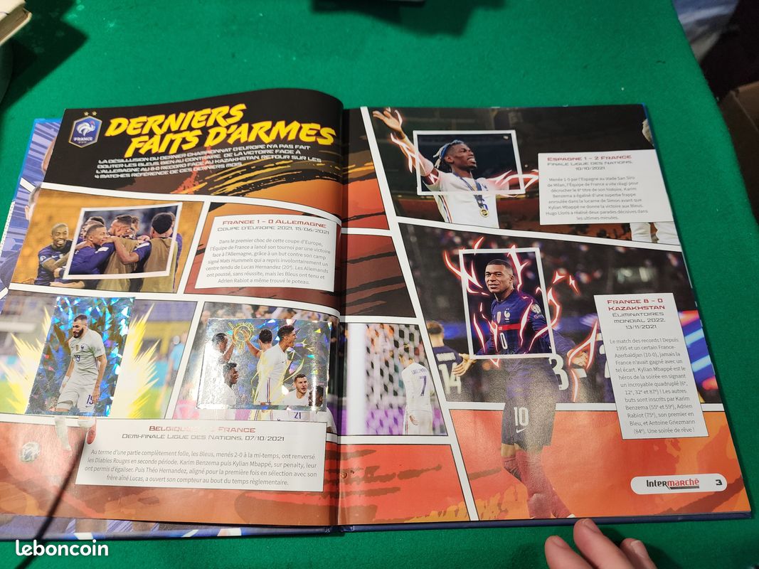 Album Panini Complet Au Plus Près Des Bleus - Intermarché 2020 - France Foot