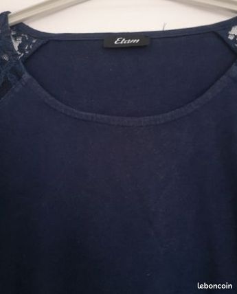 Tunique Longue Warehouse Bleu Marine Taille 6 - Occasion En Très Bon état