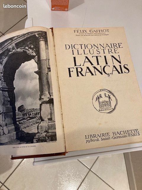 Dictionnaire GAFFIOT latin français (image 1)
