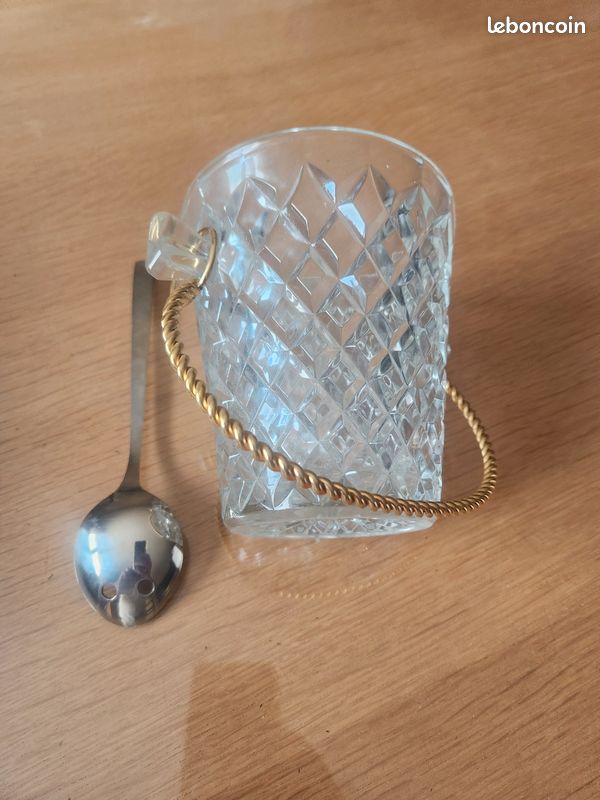Sceau à glaçons avec sa cuillère (image 1)