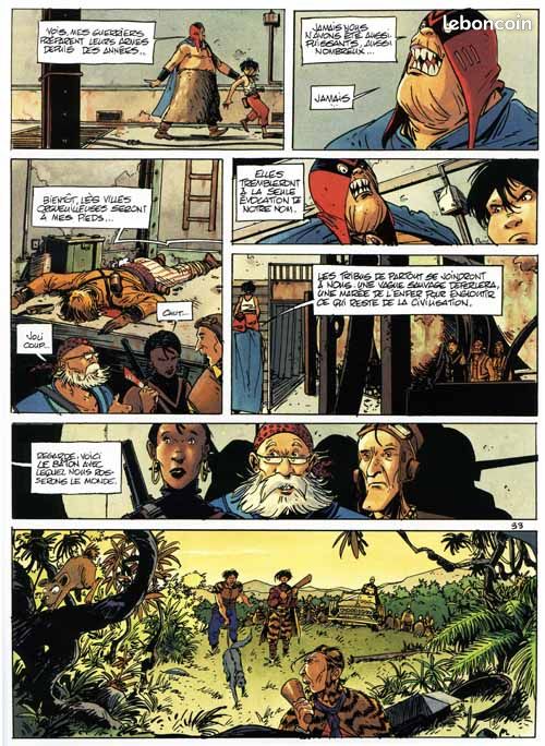 BD Petit d'homme Tome 1 L'éveil par Crisse/N'Guessan, édition originale 1996 (image 3)