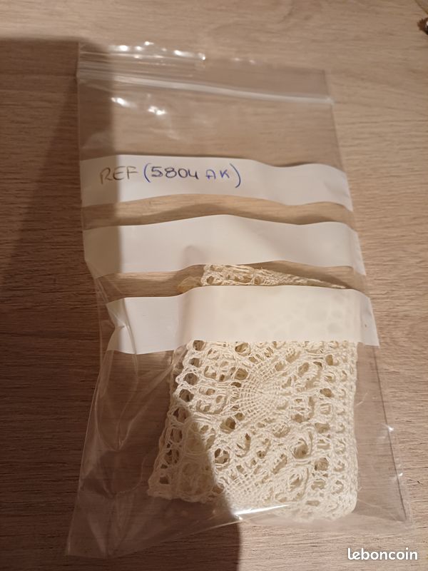 Ruban En Dentelle Beige Vintage De 2,5 Cm De Large Et 9,1 M