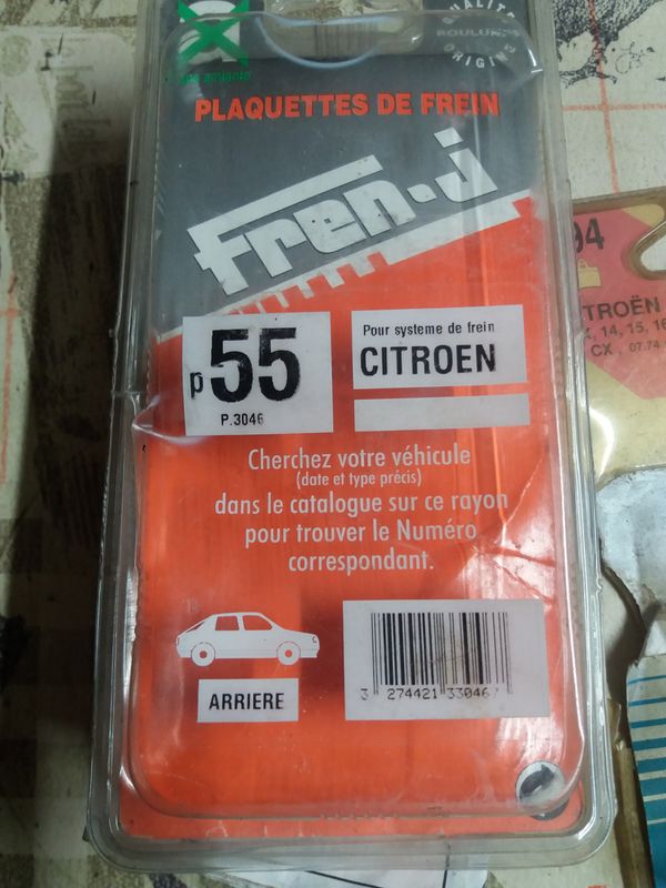 Plaquettes de frein pour votre Citroën