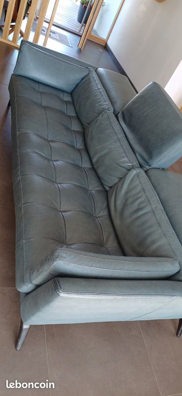 Canapé cuir roche bobois (image 1)