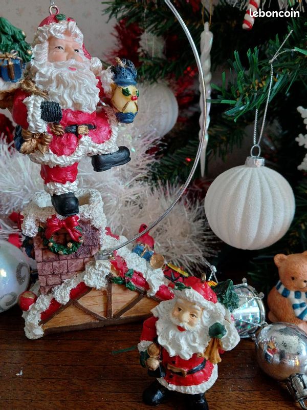 Sapin + decorations de noel rouge / blanc (image 4)