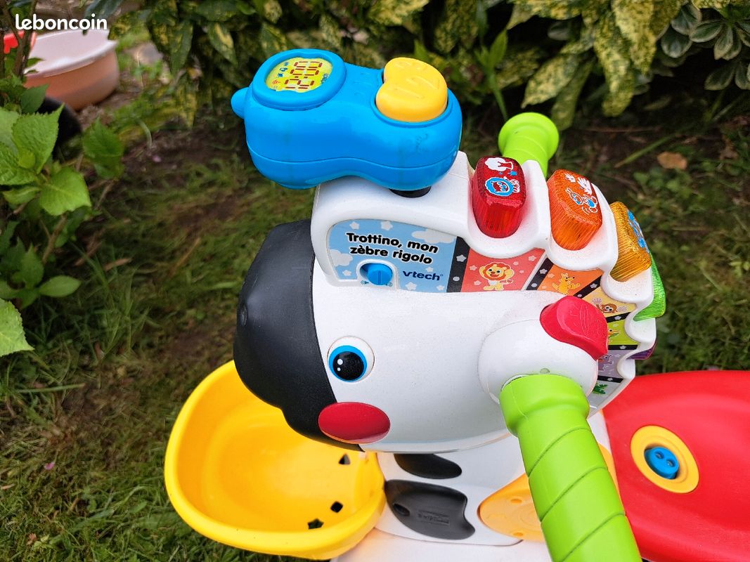 Porteur Trotteur En Vtech Porteur Maxi Trotti Loco En VTech King