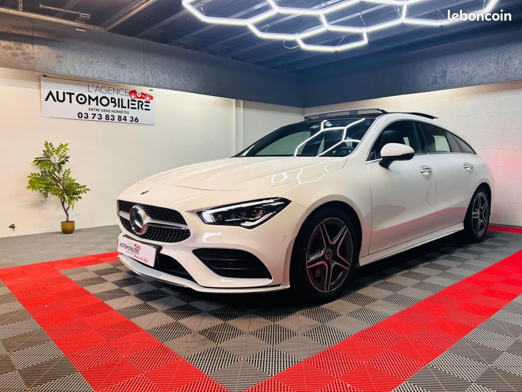 MERCEDES Classe CLA 220 AMG Line Shooting Brake – 190 ch – Toit Pano – Garantie 2026 – Suivi Mercedes - Finition AMG Line (image 1)