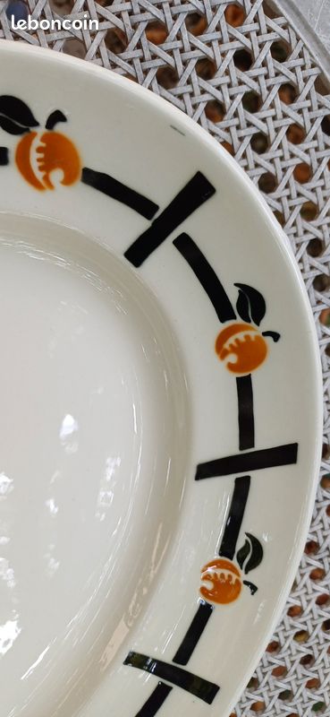 Plat ancen ovale - Badonvller/France - Années 20/30 | Etsy