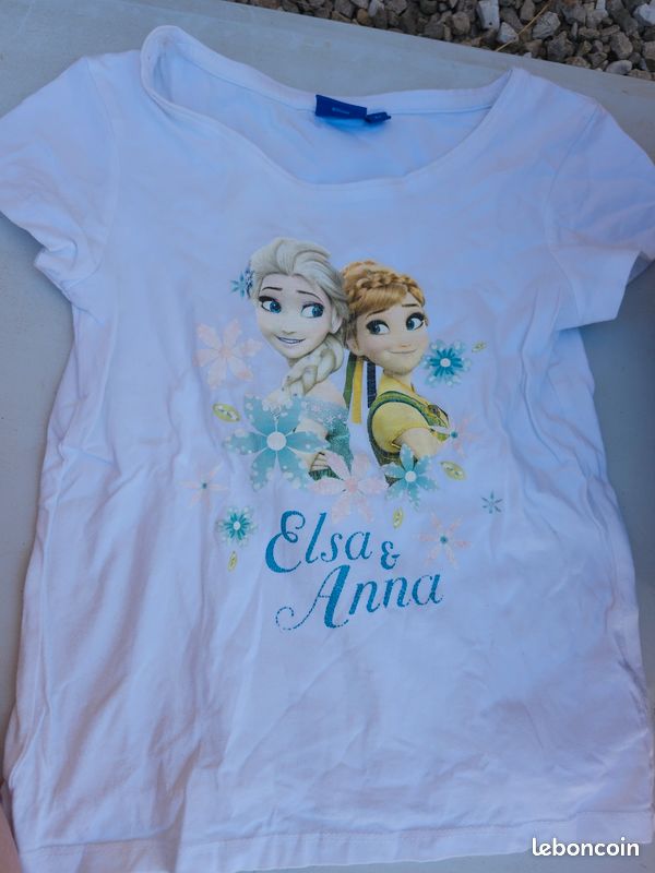 Tee Shirt Gemo Reine Des Neiges Manches Longues Frozen T Shirt