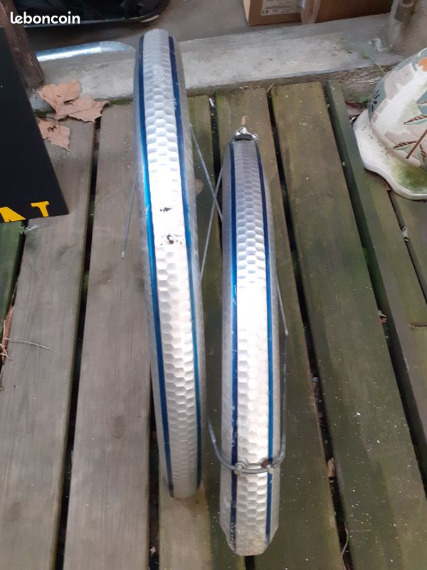 Lefol Le Martele Paire Garde Boue Alu Ancien Sigle Marteau Velo
