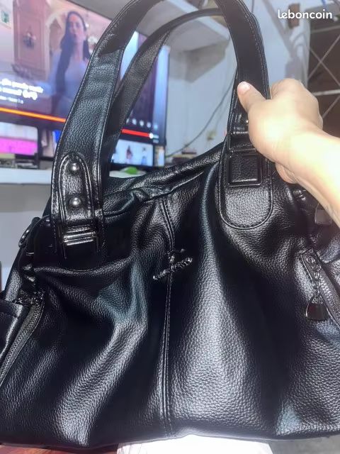 simili cuir grand sac fourre tout cuir souple