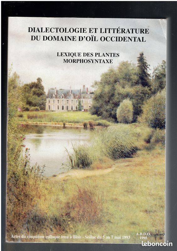Dialectologie et litterature du domaine d oil occidental lexique des plantes morphosyntaxe linguistique vegetaux (image 1)