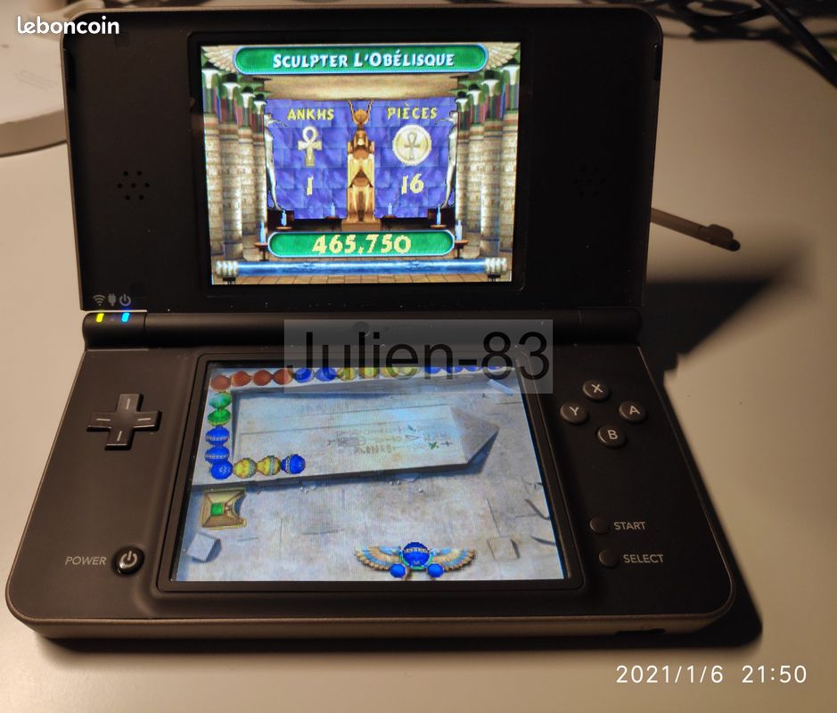 Luxor Pharaoh's Challenge - Nintendo DS - jeu en français – étui offert - testé SAUVEGARDE OK (image 3)
