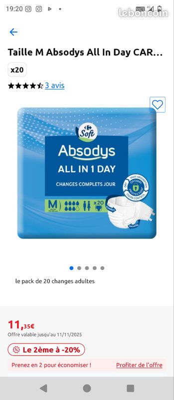 Couche pour adultes neuf (image 1)
