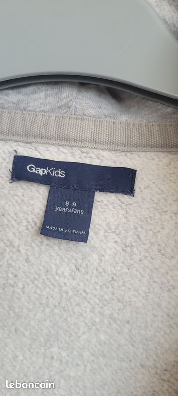 Veste zippée capuche enfant OMMB