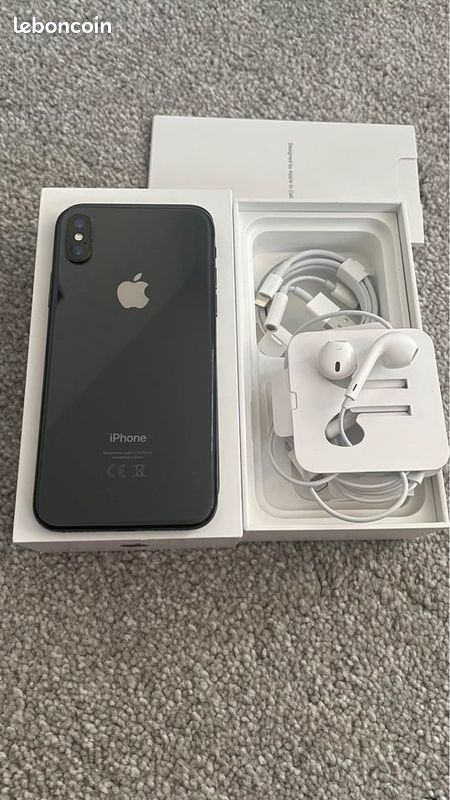 IPhone X avec accessoires et garantie (image 2)