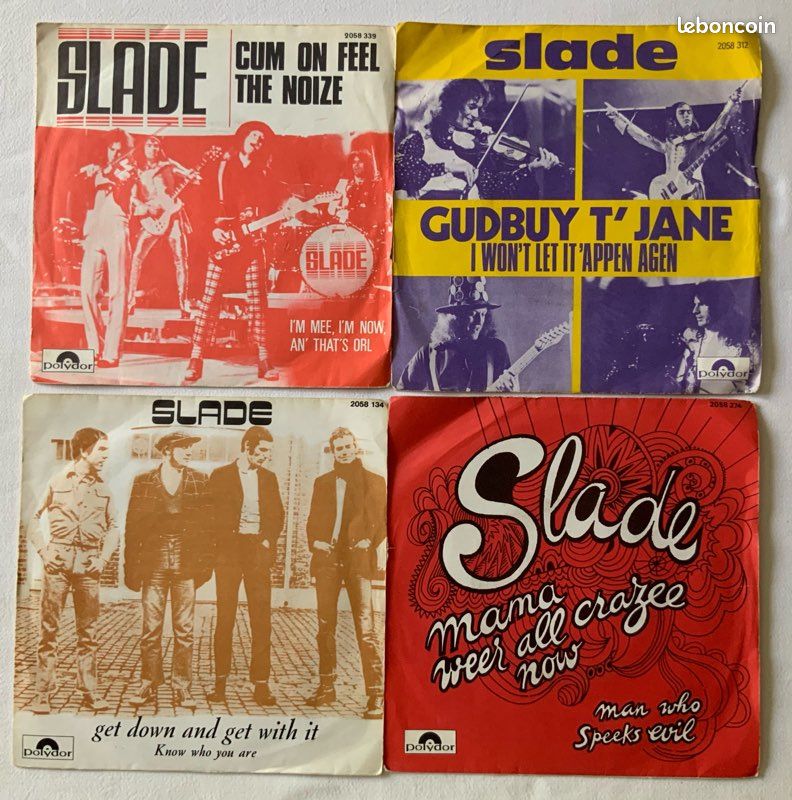 7 vinyles de Slade (image 1)
