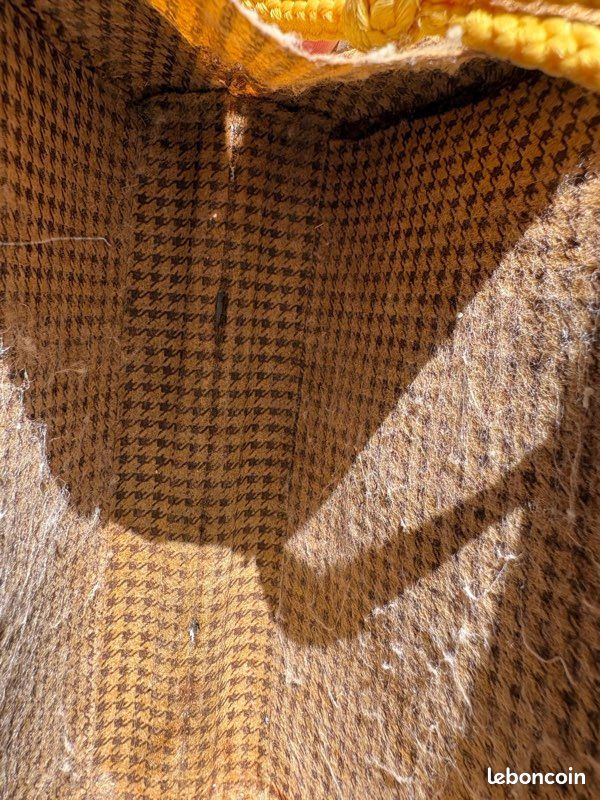 Sac à main jaune vif en rotin💛vintage années 60 (image 6)