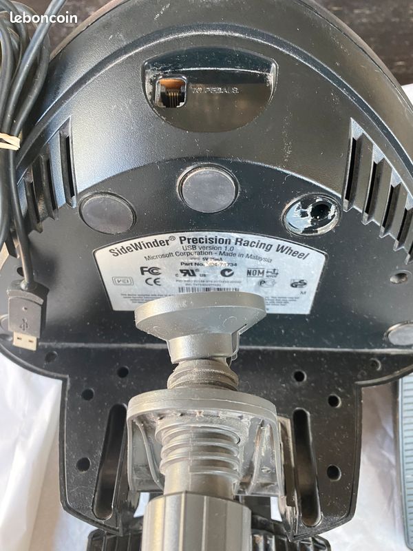 Volant Et Pédalier Microsoft Side Winder Precision Racing Wheel (image 7)