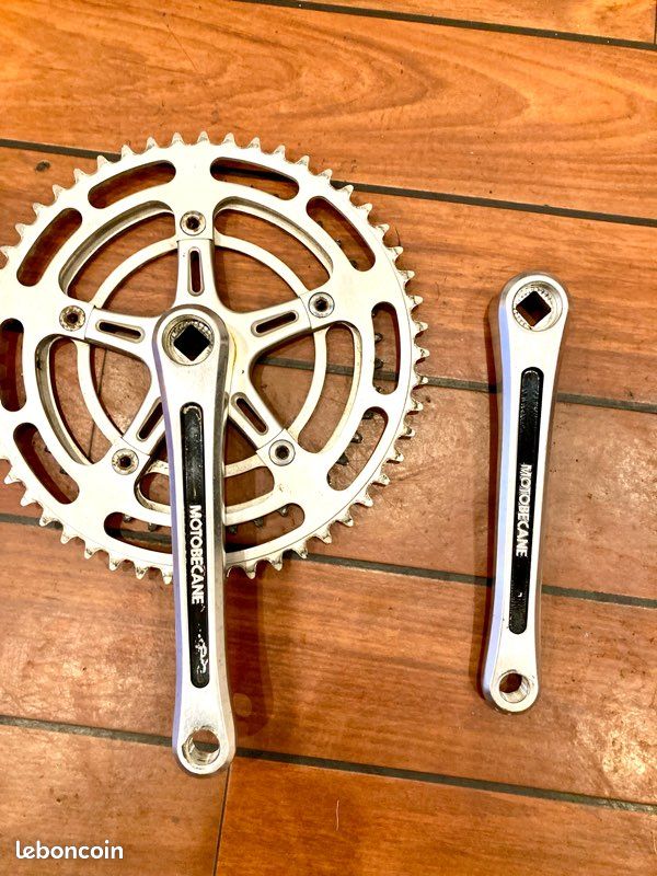 Pédalier Motobécane Takagi 170 Mm – 52/42 Dents, Bon état !