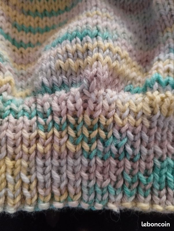 Bonnet en laine taille 2/4 ans (image 2)