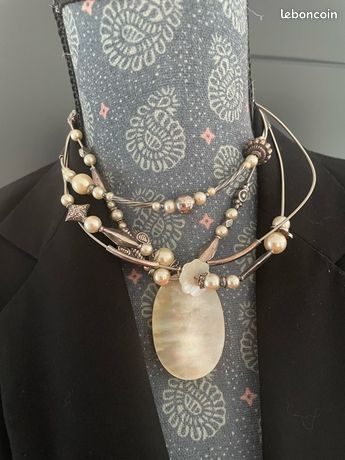 Collier GAS pendentif nacre JOLIE MAMAN