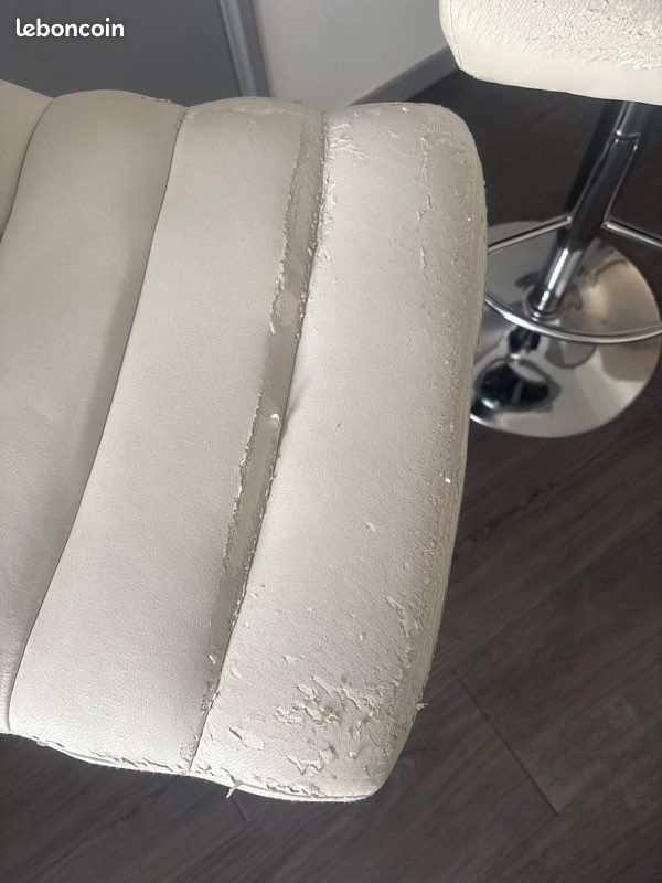 Lot de 3 Chaises blanches conforama de cuisine (image 7)
