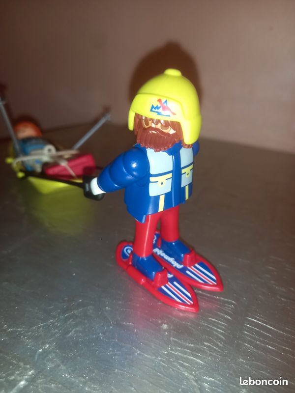 Playmobil explorateur dinosaure EX DI civière aventure glacier vintage isa13 (image 3)