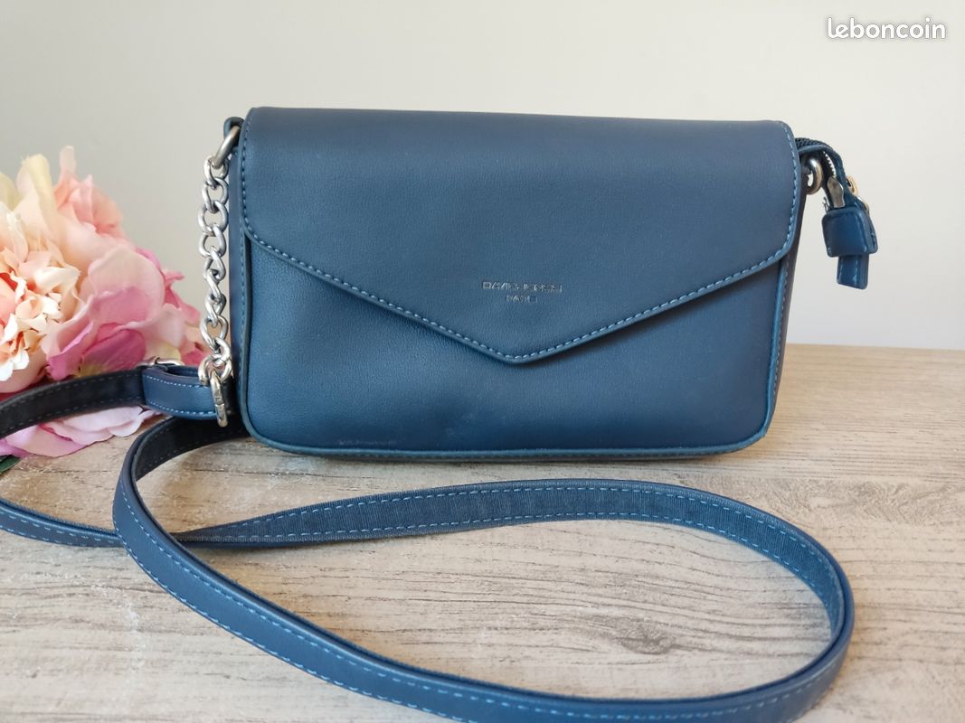 Petit sac bleu David et Jones (image 3)