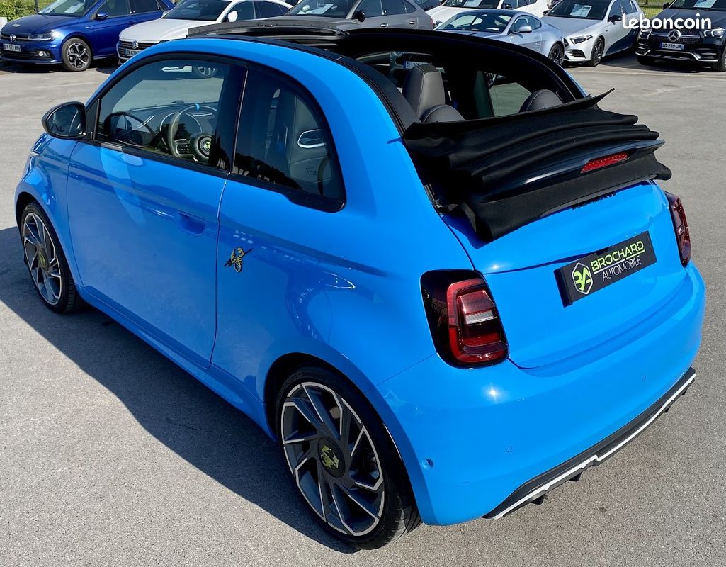 ABARTH 500 e Cabriolet / 42 kWh 155 CH BVA / Scorpionissima / Française / 1er Main / Suivi (image 3)