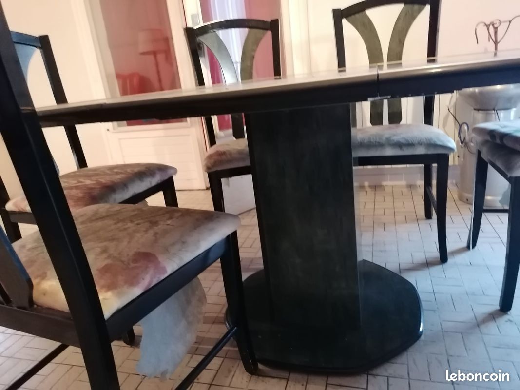 Ensemble salle à manger design – table, chaises et meubles assortis (image 6)