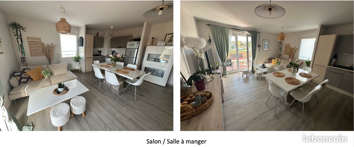 Appartement 3 pièces 62 m² · à Hérouville-Saint-Clair · 62 m² · 1 090 €