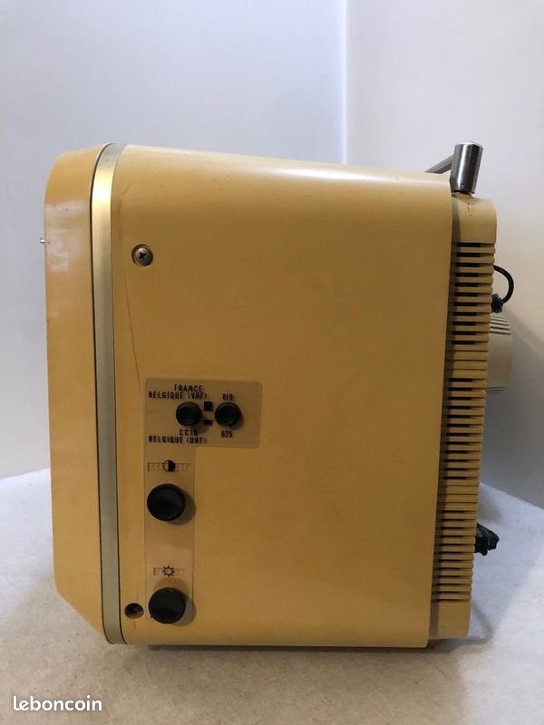 Console De Jeu Vintage Univox Paris - Style Pong - Manettes Jaunes - Fonctionne !