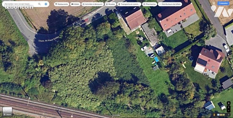 Terrain 1821 m² LOMPRET