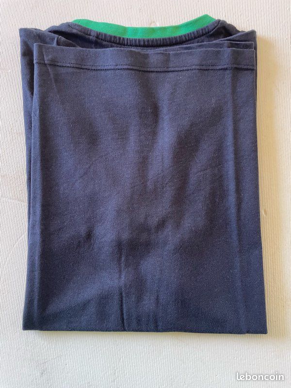 T-shirt Teddy Smith XS bleu marine et vert (image 4)